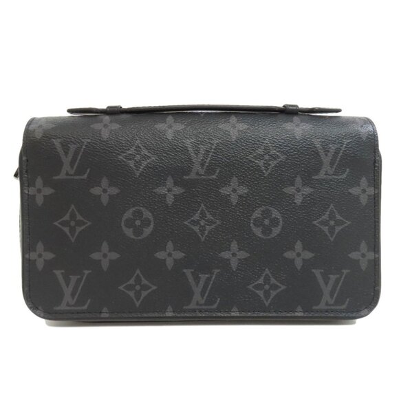LOUIS VUITTON Black Monogram Clutch Bag - Picture 1 of 11